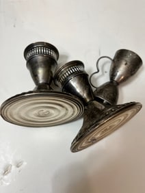 Three sterling pieces decorative pieces