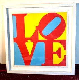 Robert Indiana LOVE lithograph (1 of 3)