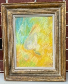 Oil on Canvas Abstract Painting by Rothwell 65: Oil on Canvas Abstract Painting by Rothwell 65, Painting size: 13" x 17"