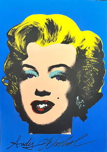 Signed Andy Warhol silk screen: Signed Andy Warhol silk screen, good condition. Measurements are 8 inches wide 11 inches tall.