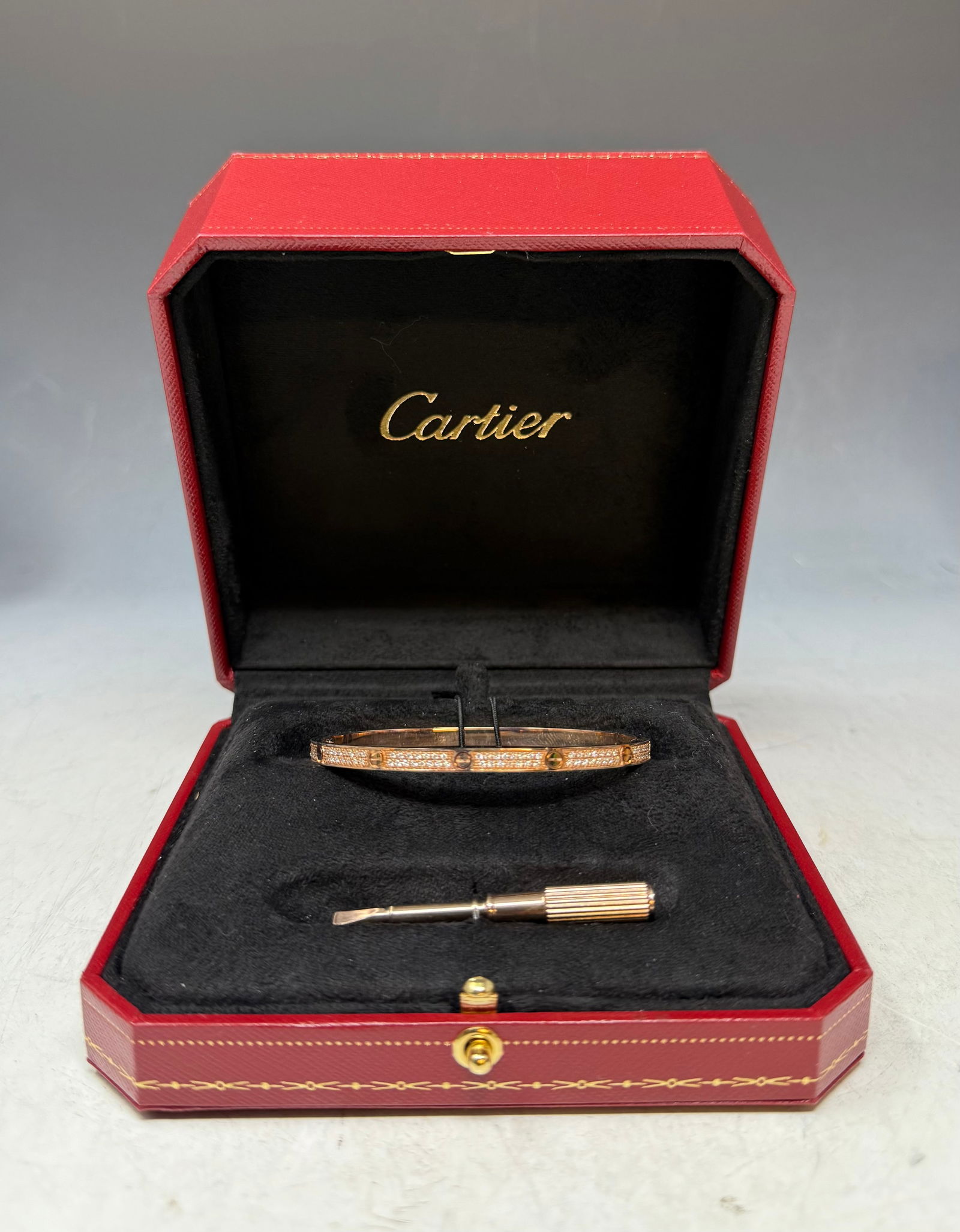 Cartier Love Bracelet 18K Rose Pink Gold SM Small 16 (1 of 9)