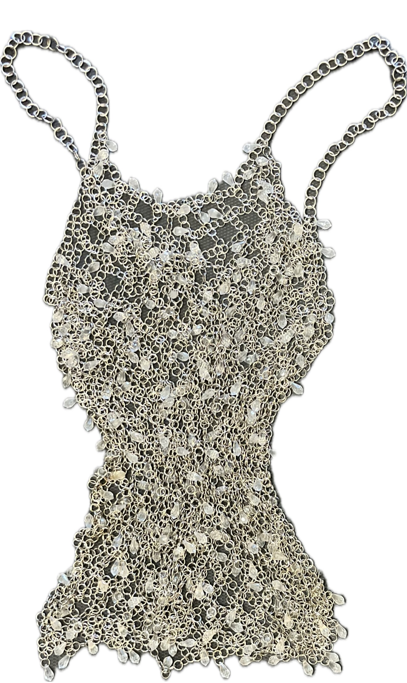 Designer dress: Designer dress made out of metal dimensions are 12 x 30
