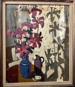 Oil painting, sign, Moya listed artist (1 of 3)