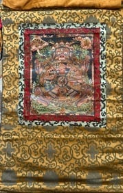 Tibetan Buddhism Thanka painting of Mahakala