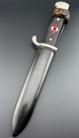 WWII GERMAN HITLER YOUTH KNIFE 1940 RZM M7/42