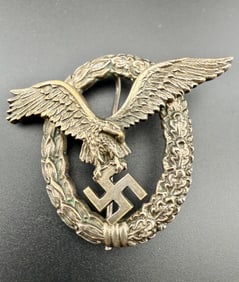 WWII GERMAN LUFTWAFFE PILOT'S BADGE