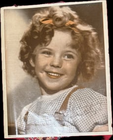 Shirley Temple color 1934 Now and Forever Publicity Photo 8x10 Hello everybody