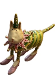 KRINKLE Figurine CAT Jewelry box