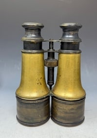 Lemaire Fabt Paris Antique Brass Birdwatching Sport Binoculars (1 of 5)