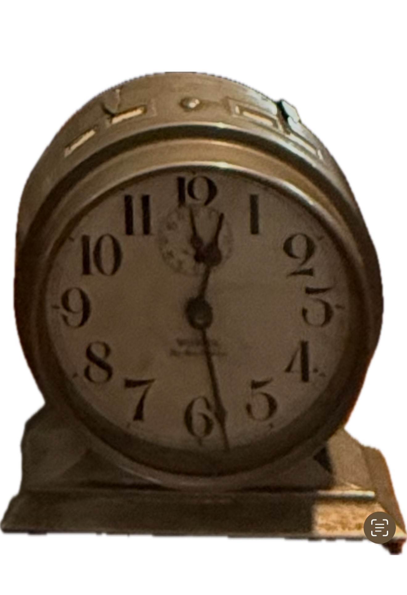 Vintage Westclox Big Ben De Luxe alarm clock: Vintage Westclox Big Ben De Luxe alarm clock spring wound mechanical bell ringer 1920's art deco design chrome steel USA