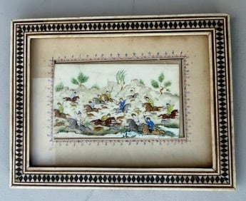 Antique Persian Painting Framed (1 of 2)
