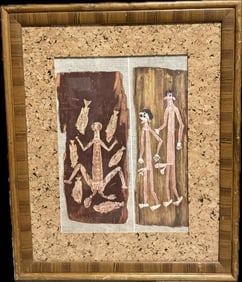 Australia - Dignuk, the Spirit Fisherman of the Night - (Offset Lithograph): Australia - Dignuk, the Spirit Fisherman of the Night - 10 X 14 Inches (Offset Lithograph)