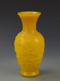 Antique Chinese Peking Glass Vase (1 of 5)