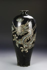 Antique Chinese Fahua Porcelain Dragon Jar (1 of 5)