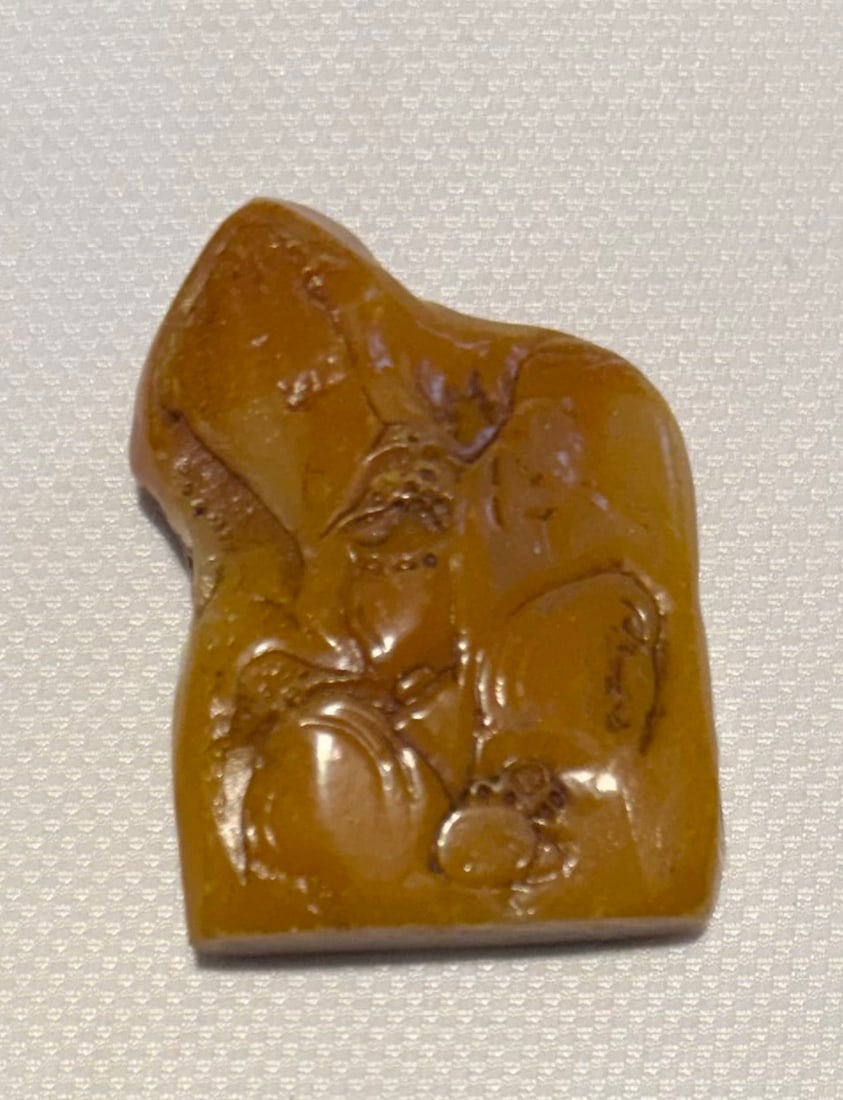 Antique Chinese Tian Huang Stone Seal Chop (1 of 4)