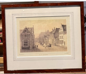 A framed print titled "ST. POSSESSORS" by the American printmaking firm Currier & lves: The image shows a framed print titled "ST.POSSESSORS" by the American printmaking firmCurrier & Ives.Currier & Ives was a New York City-based printmaking business that operated from 1835 to 1907.5.5&r