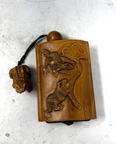 Antique Japanese Boxwood Inro (1 of 3)