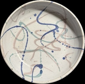 Japanese Yoshinori Takemura Style Ceramic Plate (1 of 5)