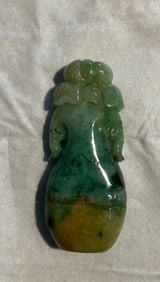 Antique Chinese Jadeite Pendant (1 of 2)