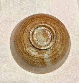 Antique-Vintage Japanese Hagi Chawan Tea Bowl (1 of 3)