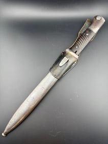 K98k Bayonet “41 clc” with Scabbard and Frog — Richard A. Herder, Solingen Germany, 1941 (1 of 12)