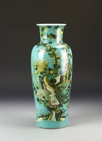 Antique Chinese Sancai Vase (1 of 6)