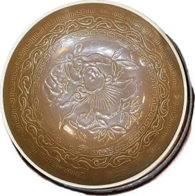 Antique Chinese Brown Glazed Bowl (1 of 3)