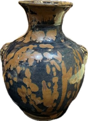 Antique Chinese Iron Rust-Glazed Vase (1 of 3)