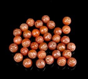 Antique Chinese Agate Beads (1 of 2)