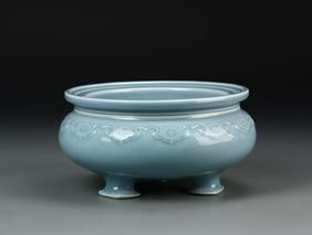 Antique Chinese Celadon Tripod Censer (1 of 5)