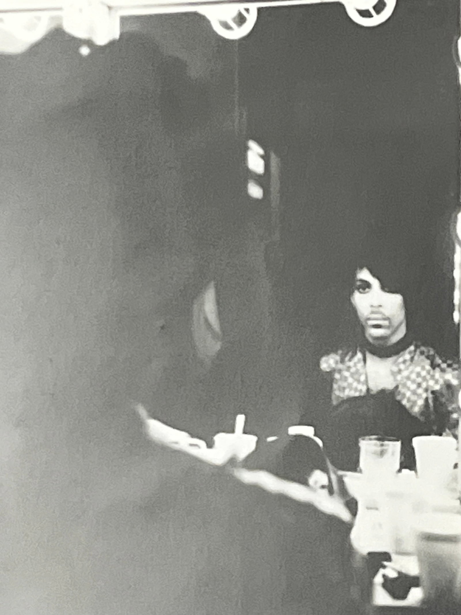 Photo of Prince possibly a record label: Photo of Prince condition good measurements are 4 x 5“ sing singer celebrity