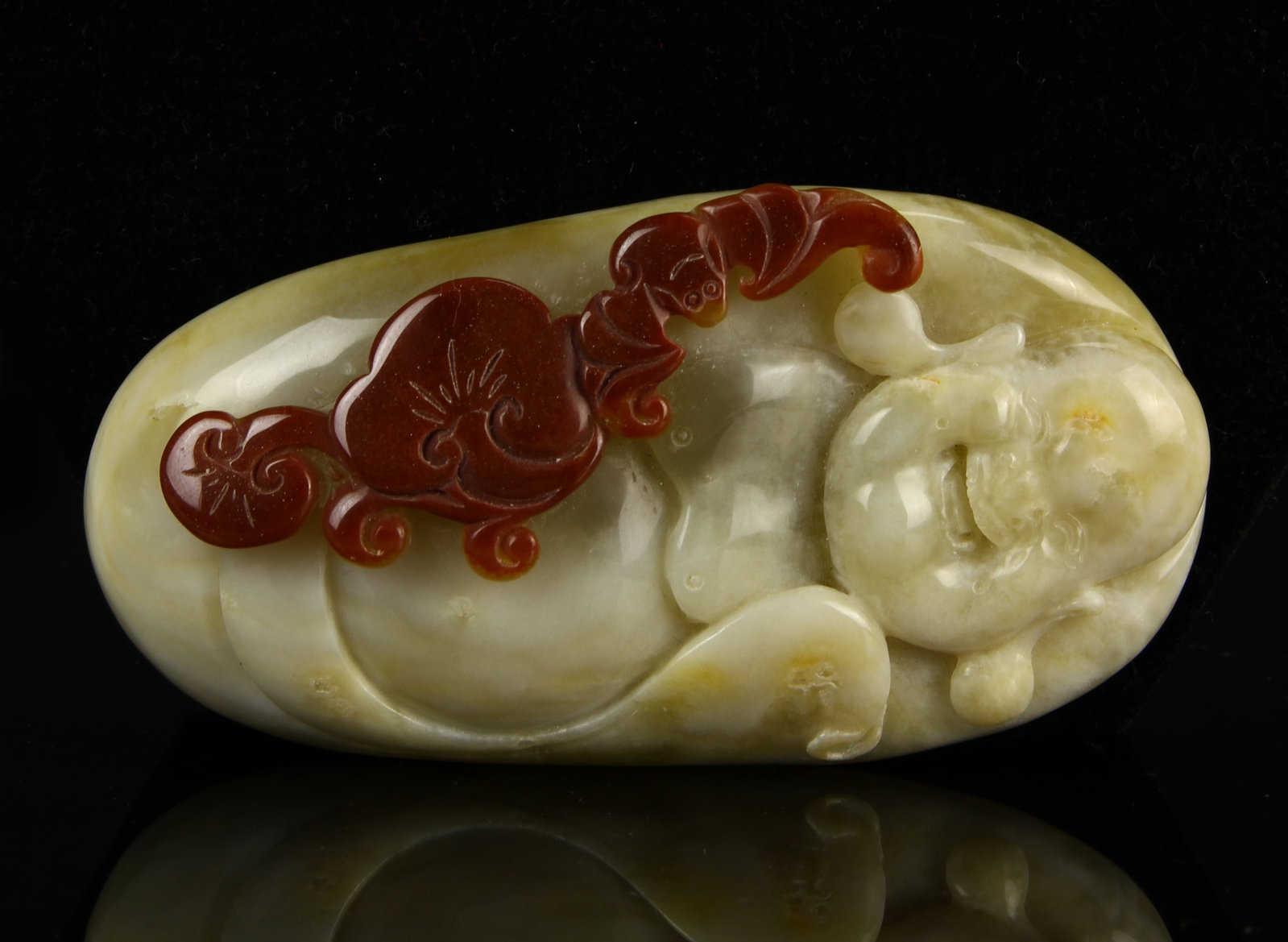 Chinese Shoushan Stone Buddha: China Shoushan Stone Buddha. Height: 3 3/4 in.