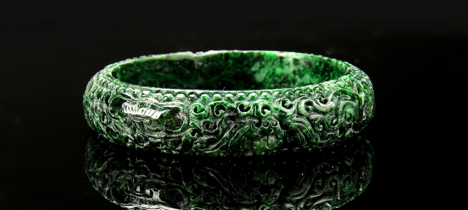 Chinese Jadeite Bangle - 2