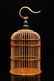 A Chinese Jade-Inlaid Gilt Bronze Birdcage