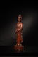 A Carved Wooden Standing Guanyin - 4