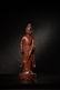 A Carved Wooden Standing Guanyin - 5