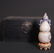 A Chinese Hetian Jade Double Gourd Vase With A Gilt