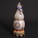 A Chinese Hetian Jade Double Gourd Vase With A Gilt - 2