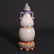 A Chinese Hetian Jade Double Gourd Vase With A Gilt - 3