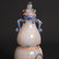 A Chinese Hetian Jade Double Gourd Vase With A Gilt - 5