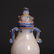 A Chinese Hetian Jade Double Gourd Vase With A Gilt - 8