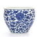 Chinese Porcelain Blue And White Flower Fish Bowl