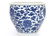 Chinese Porcelain Blue And White Flower Fish Bowl - 2