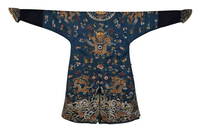 Blue Ground Dragon Robe