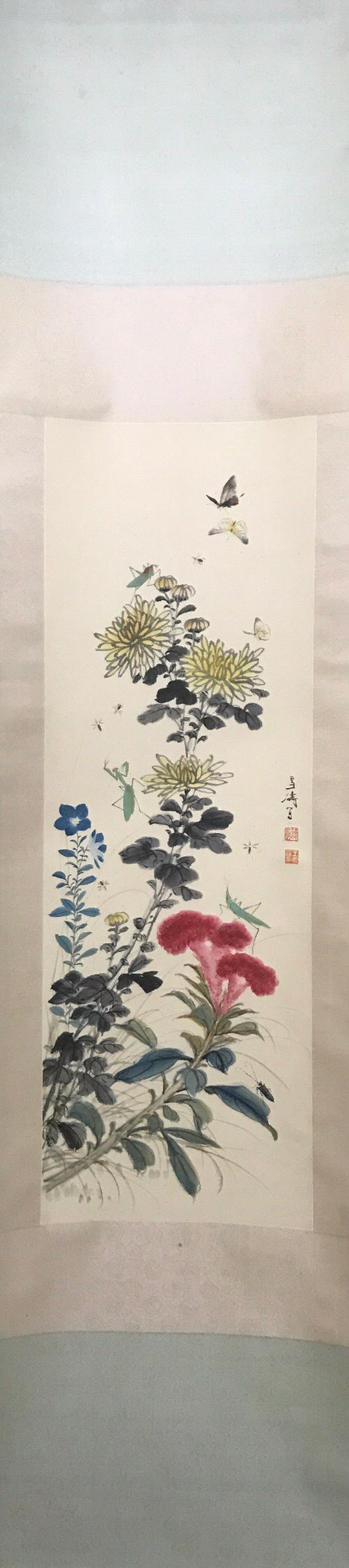 A Chinese Scroll Painting By Wang Xuetao (1 of 6)