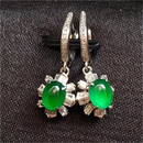 Pair Jadeite Earrings