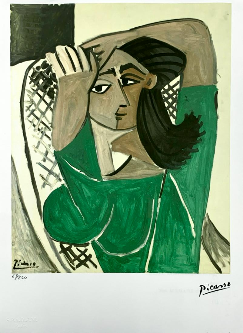 Pablo Picasso (1881-1973), Offset Lithograph (1 of 4)