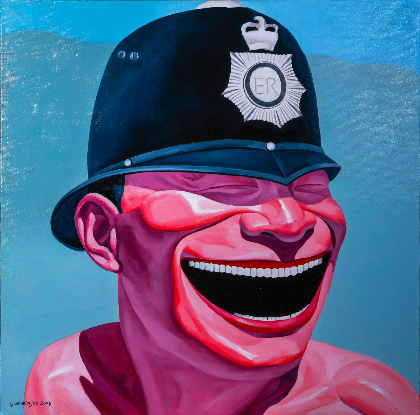 Yue Minjun (B.1962), Oil Painting (1 of 3)