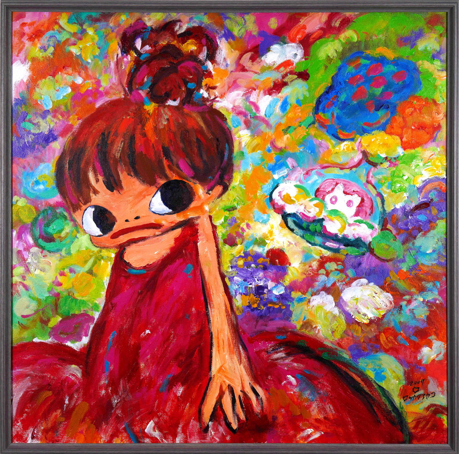 Ayako Rokkaku (B.1982), Acrylic Painting (1 of 4)