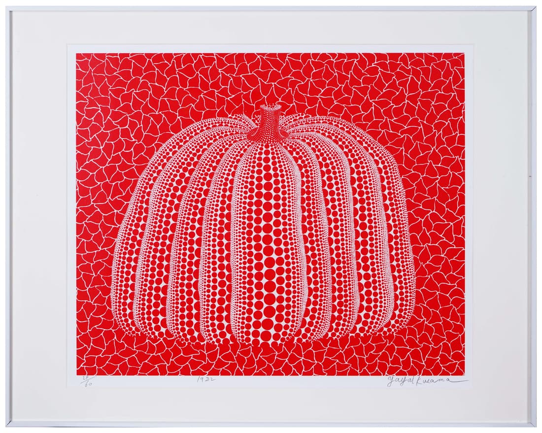 Yayoi Kusama (B.1929), Silkscreen Print: Yayoi Kusama (B.1929), Silkscreen Print Signed (lower right) Image Size: 22 3/4 x 19 5/8 inches (58cm x 50cm) Yayoi Kusama (B. 1929) is a Japanese contemporary artist who works primarily in sculpture